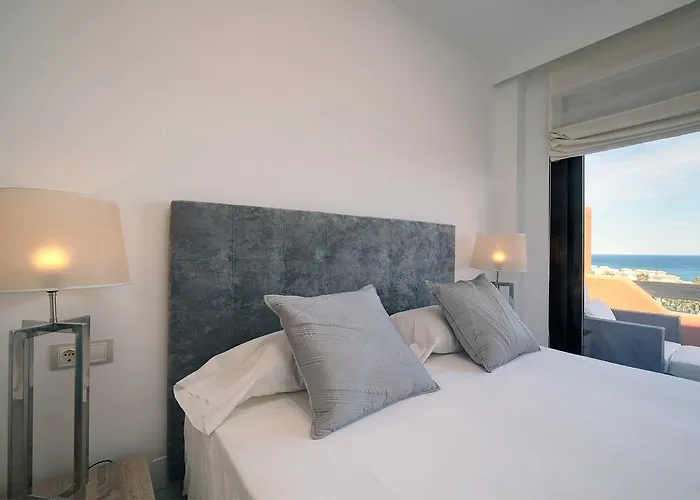 Jardines De Nueva Galera Cozy Penthouse Lägenhet Estepona